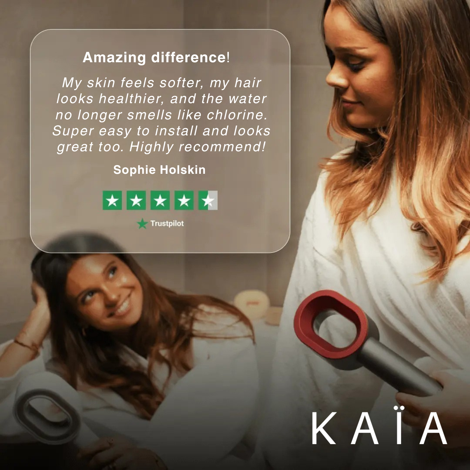 KAÏA Shower Head + FREE Filter